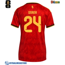 Fotballdrakt Dame Belgia Amadou Onana #24 Hjemmedrakt VM 2026 Kortermet